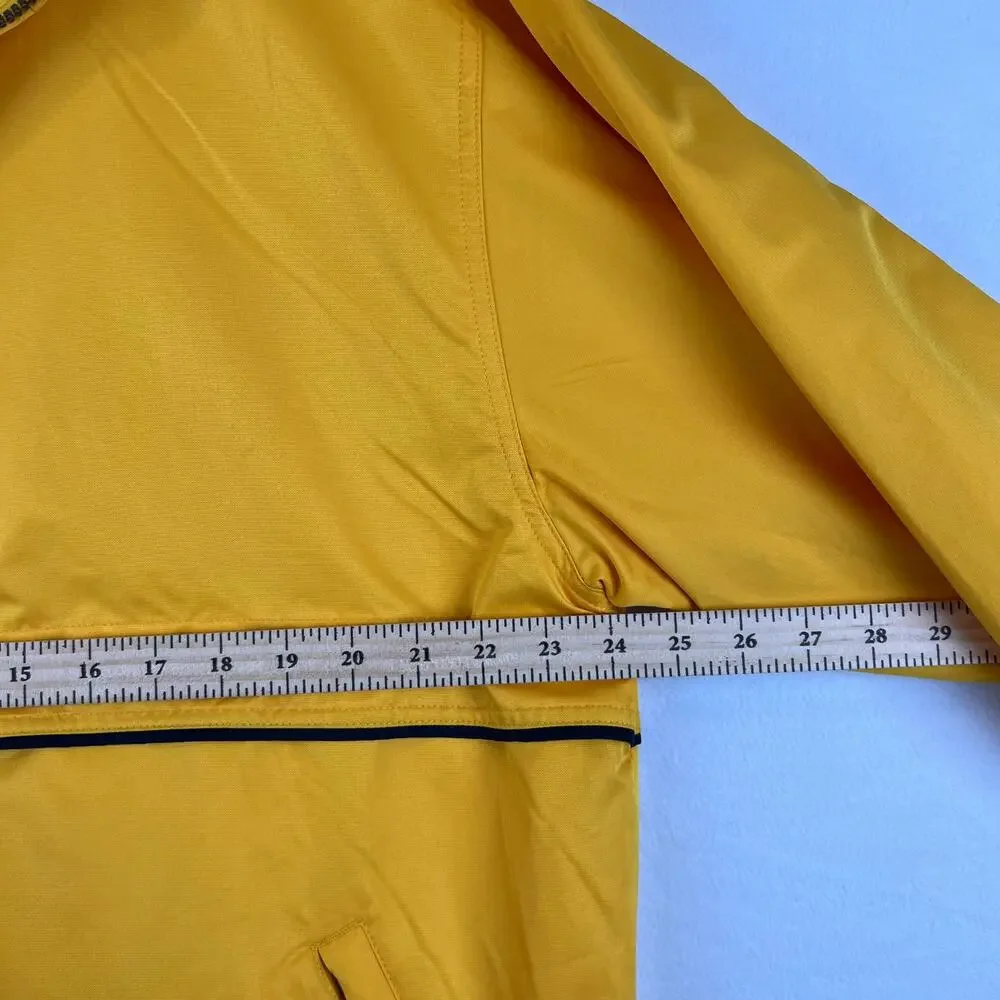 Vintage Cutter & Buck Windbreaker Mens Large L Jacket Y2K Yellow Full Zip‎